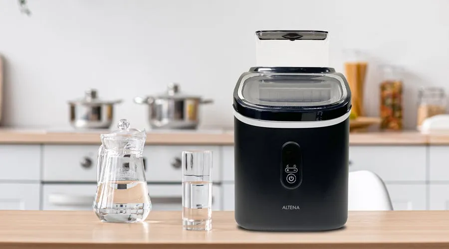 製氷機のコンパクトな外観
