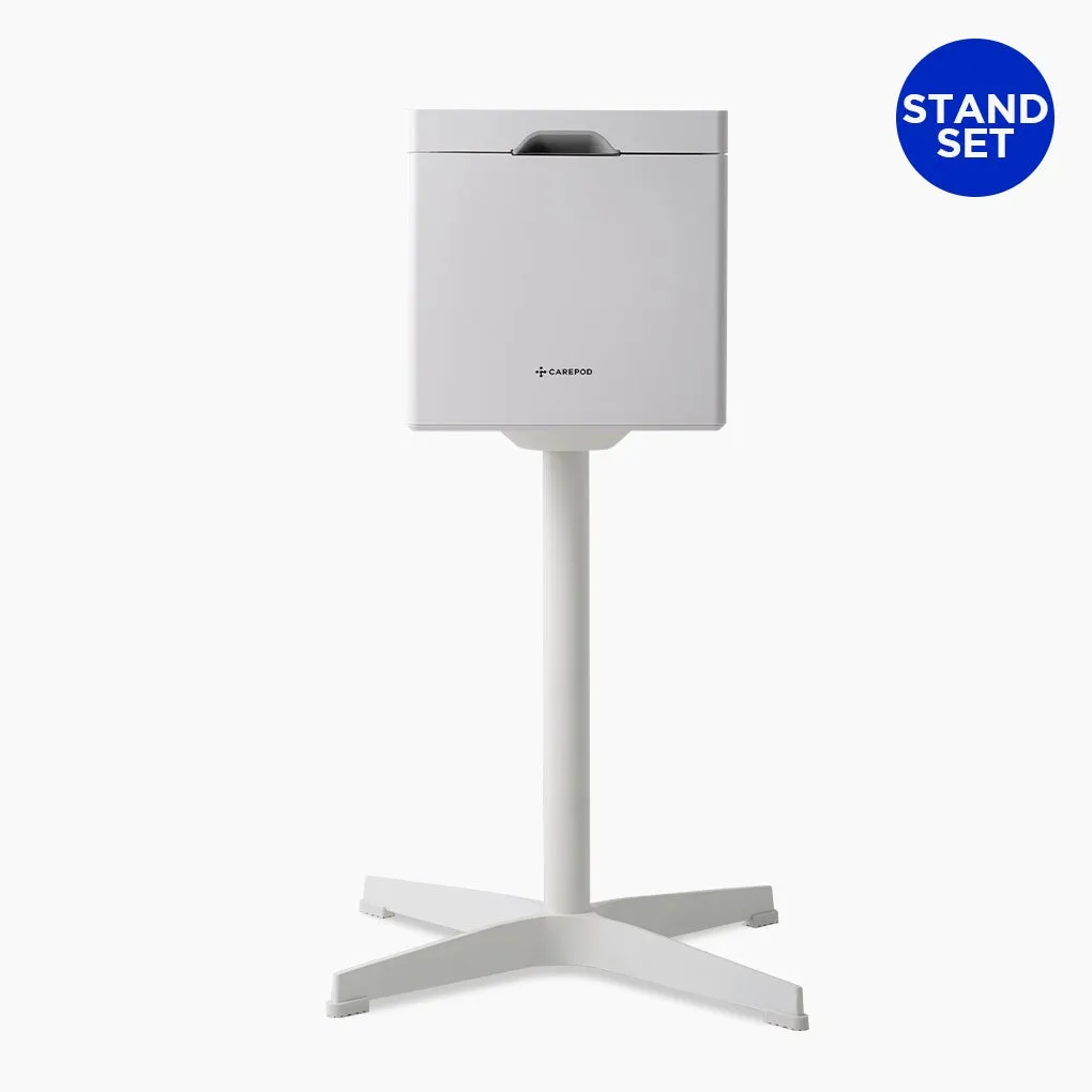 CAREPODのロゴが入ったスタンドセット