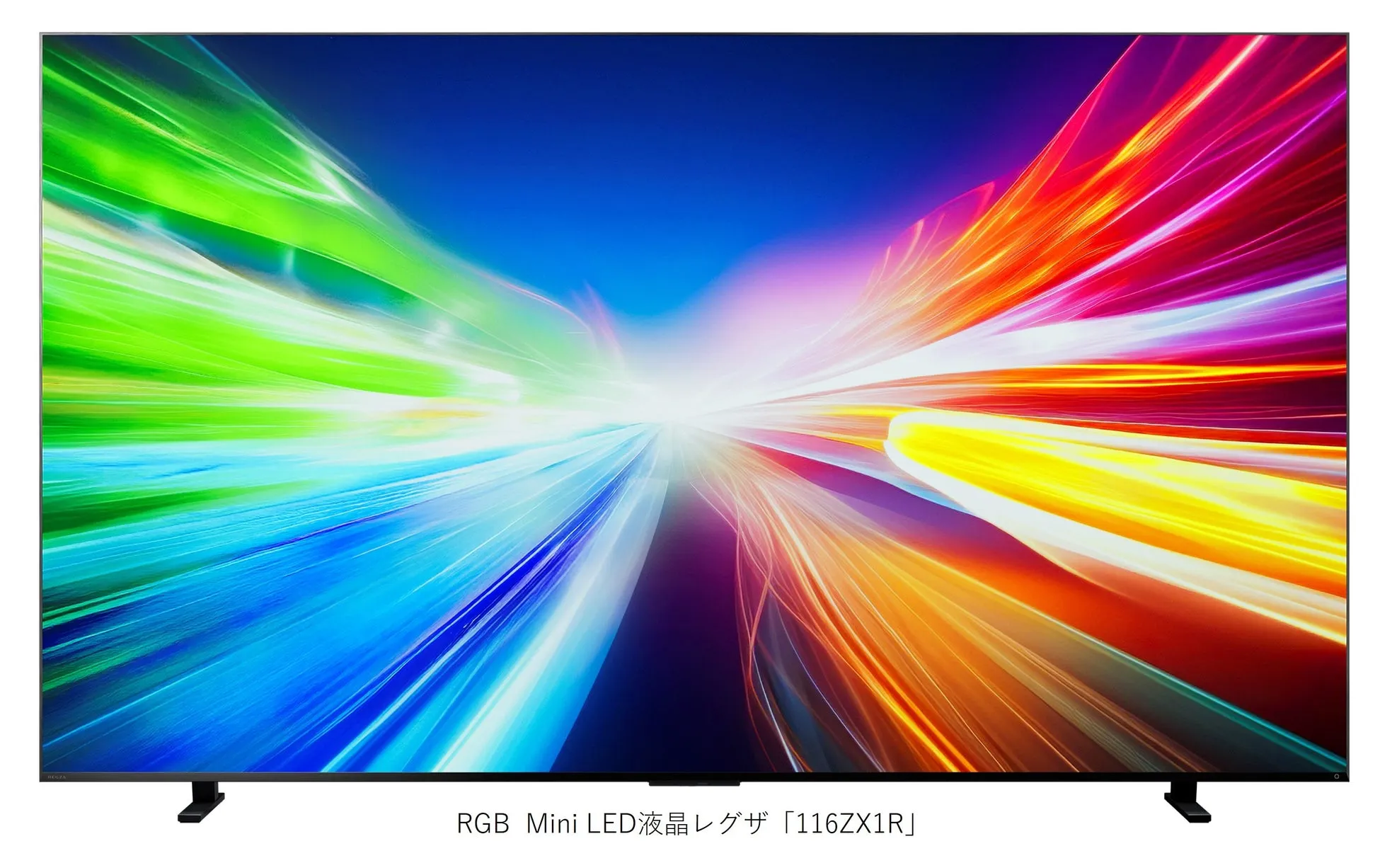 RGB Mini LED液晶レグザ 116ZX1Rの全体像
