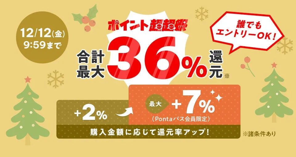 ポイント超超祭メイン画像